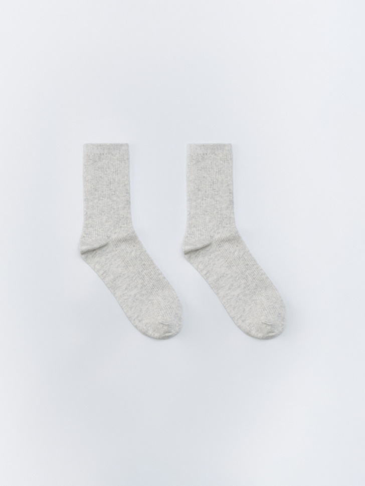 короткие носки в рубчик 4610517371065 фотография