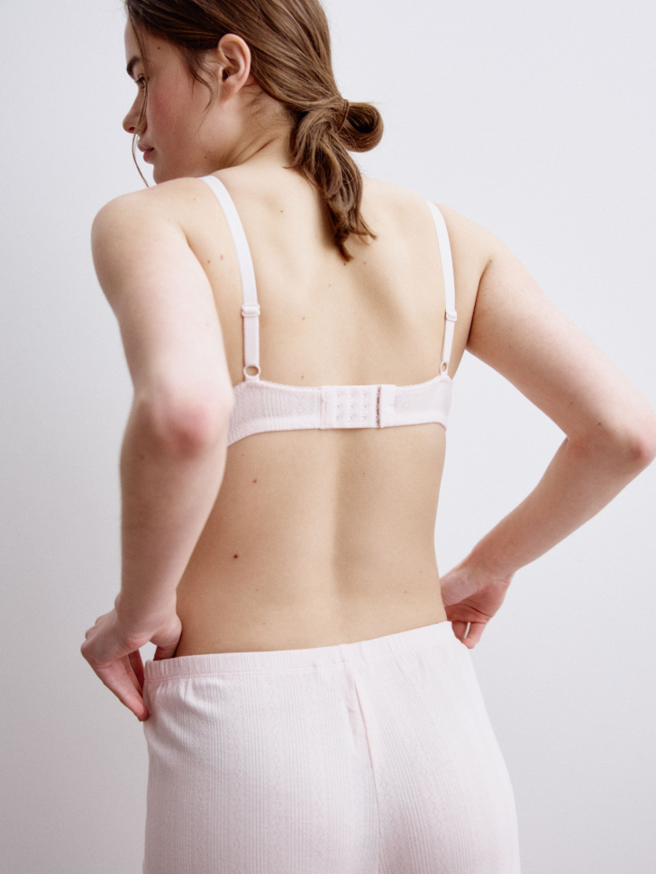 бюстгальтер с рельефным узором 4610517285744 в интернет магазине