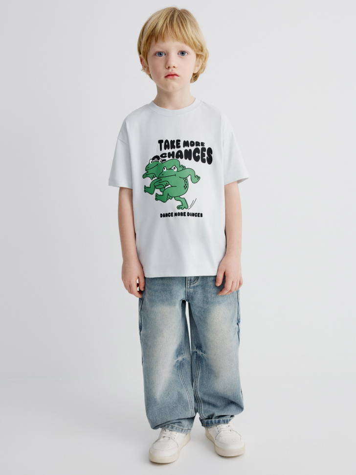 набор из 2 футболок для мальчиков 4610517144089 по акции