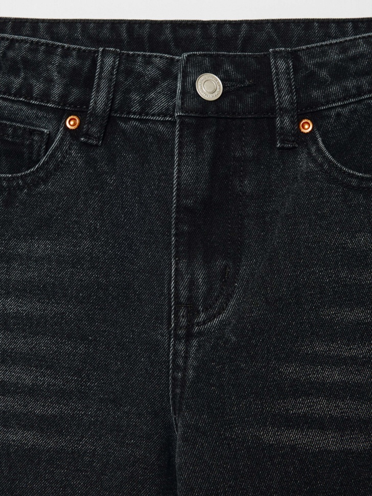 черные джинсы wide leg для девочек 4610517104687 в интернет магазине