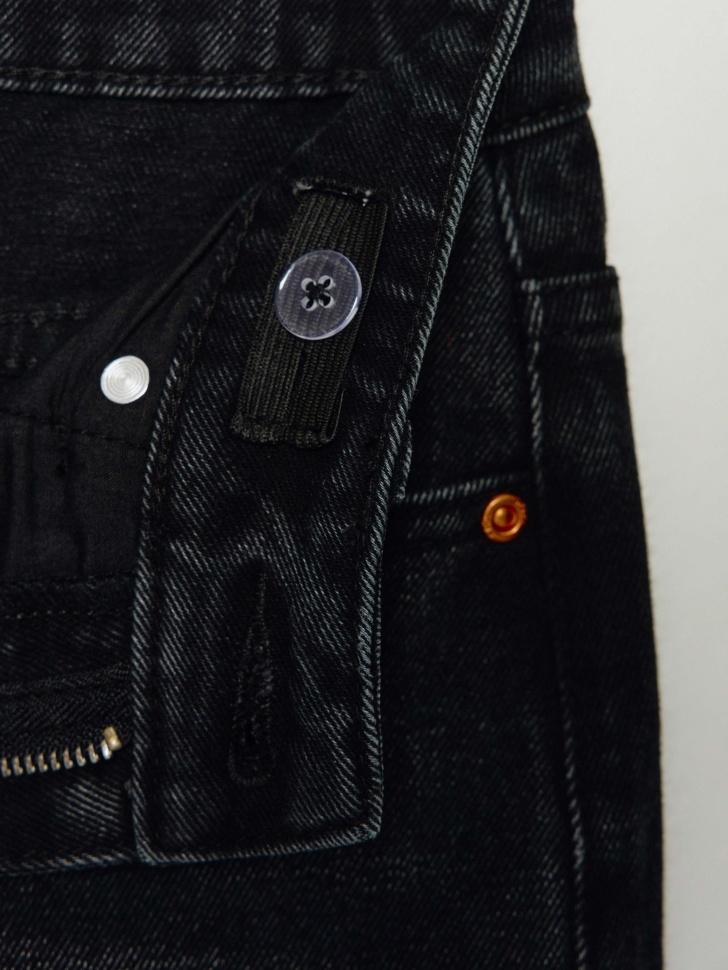 черные джинсы wide leg для девочек 4610517104687 купить с доставкой