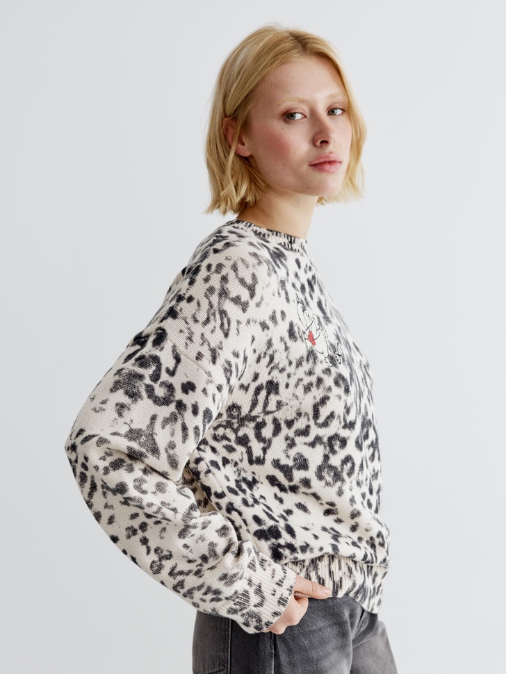 вязаный джемпер  x союзмультфильм по цене 3999 руб вид справа