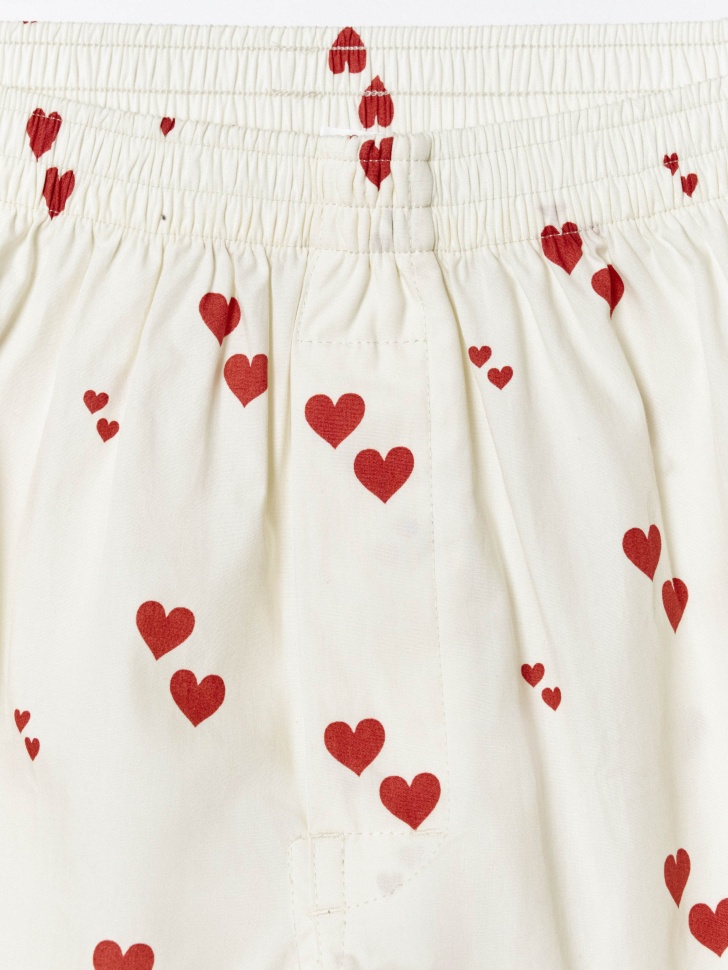 трусы-боксеры с принтом от бренда sela вид слева