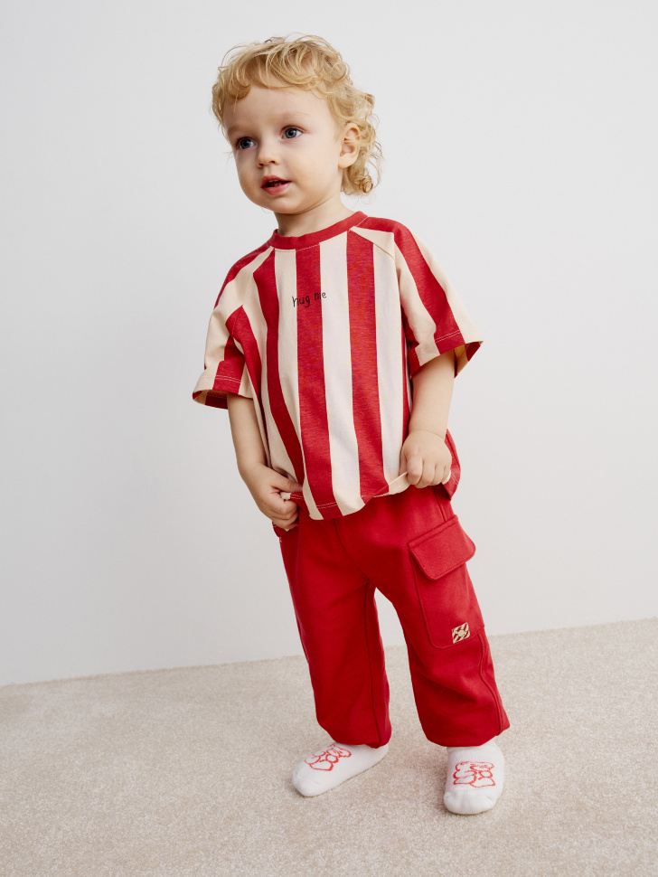 

Трикотажные джоггеры карго для малышей, SL6802001503