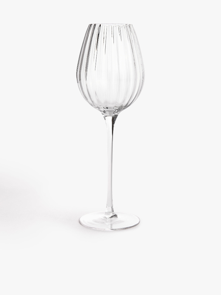 бокал из стекла с рельефным узором 4610517818737 фотография