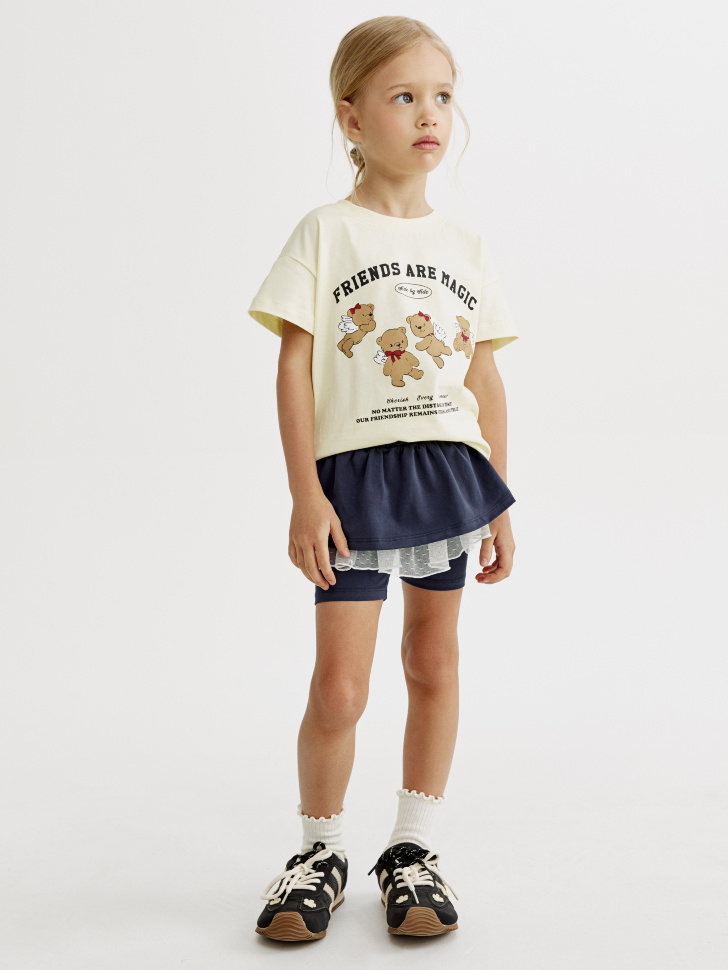 велосипедки с юбкой для девочек из россии вид сбоку