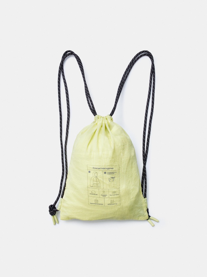 ветровка из нейлона с сумкой-мешком для мальчиков от бренда sela вид слева