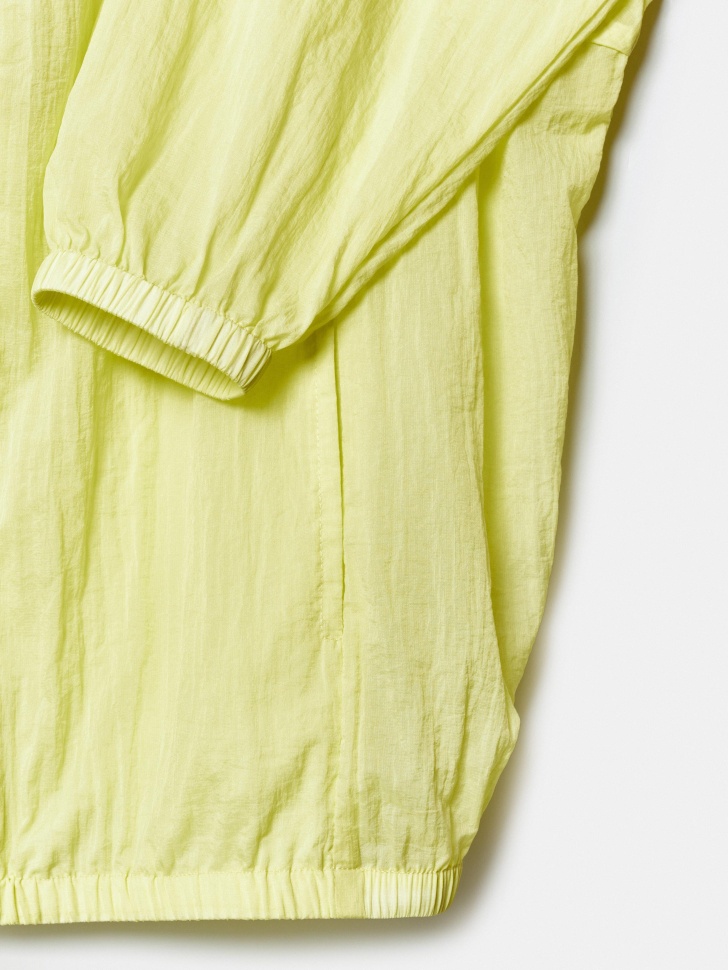 ветровка из нейлона с сумкой-мешком для мальчиков универсального стиля с лицевой стороны