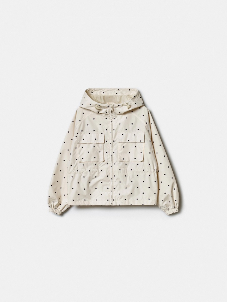 Ветровка Sela с принтом, бежевый, арт. 43738