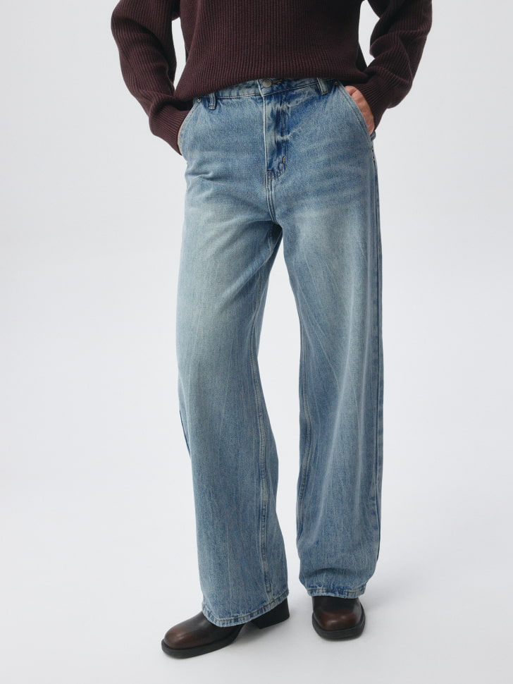 

Укороченные джинсы Loose straight