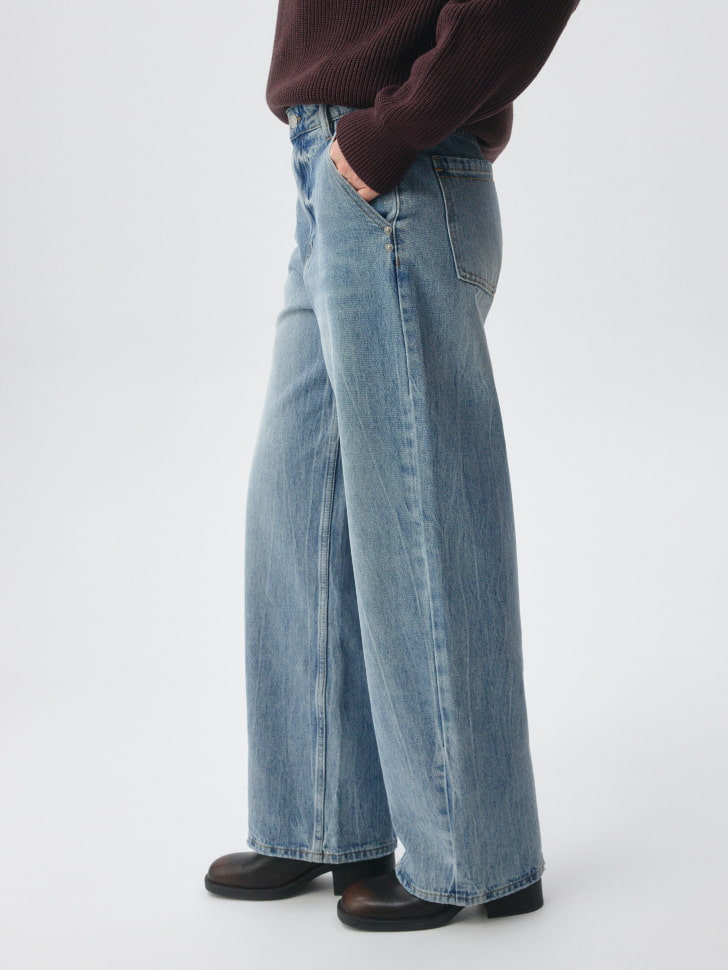Укороченные джинсы Loose straight. Фото №5