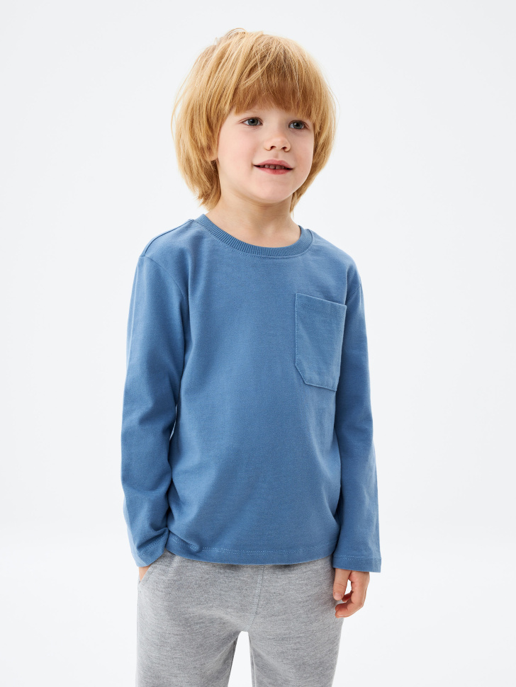 

Базовый лонгслив оверсайз детский