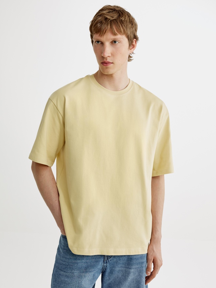 Футболка Sela Макс оверсайз, бежевый, арт. 54307