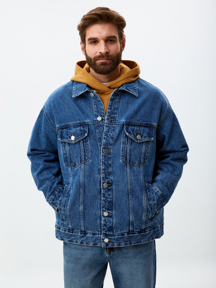 куртка джинсовая мужская - фото 7