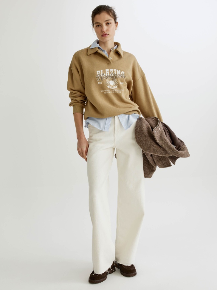 джинсы loose straight из россии вид сбоку