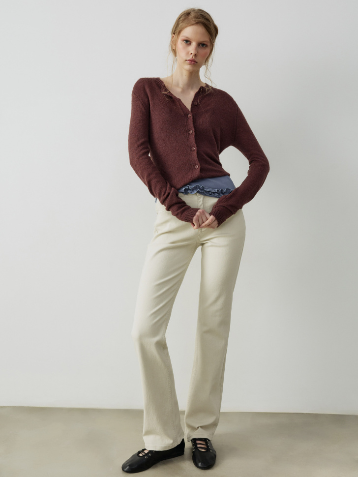 

Джинсы прямые с низкой посадкой из линейки SELA Young, SL6803211402