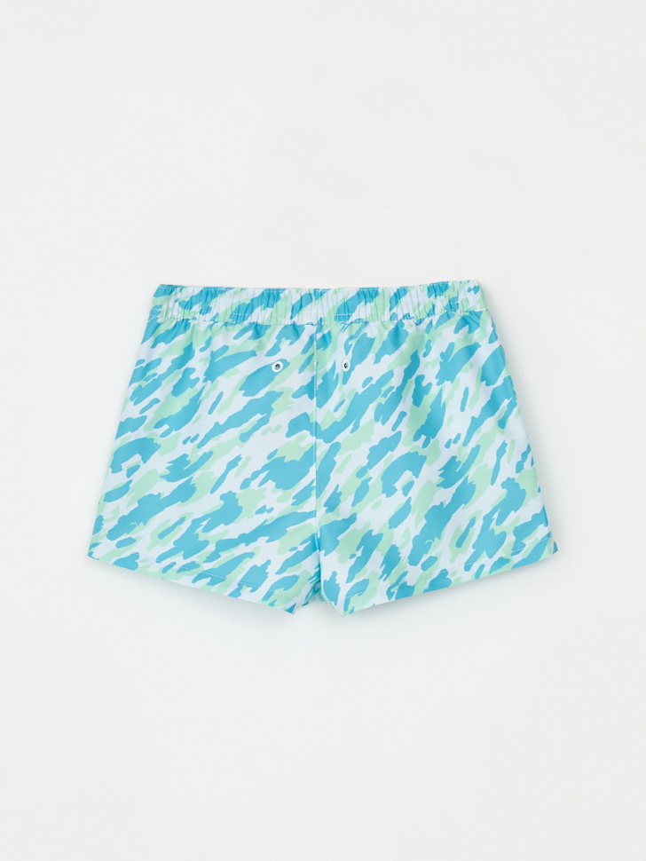 Пляжные шорты с принтом для мальчиков (принт, 104-110) sela 4680168311598 - фото 2