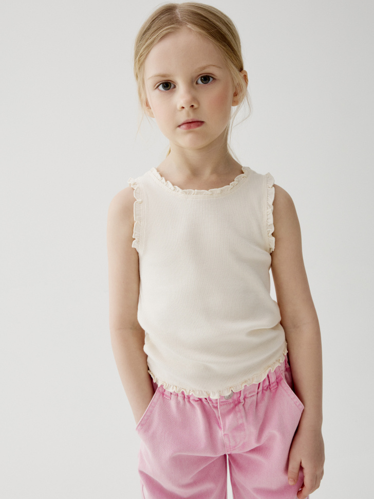 Майка с оборками для девочек 599₽