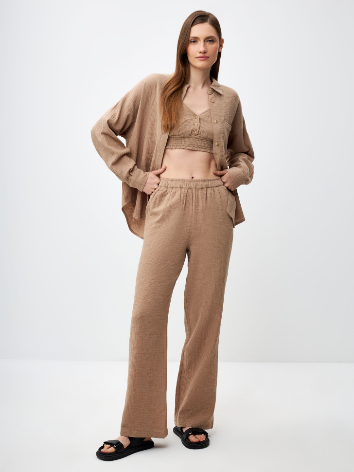 

Широкие брюки из муслина, 3805011551