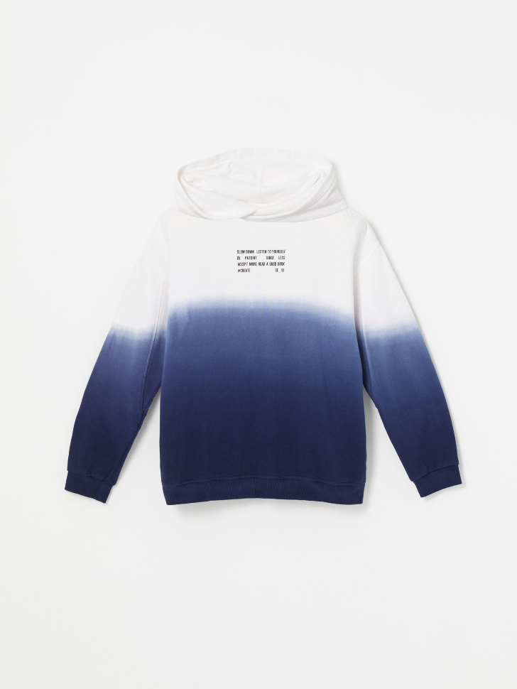 Худи с принтом тай-дай для мальчиков (принт, 152/ 12-13 YEARS)