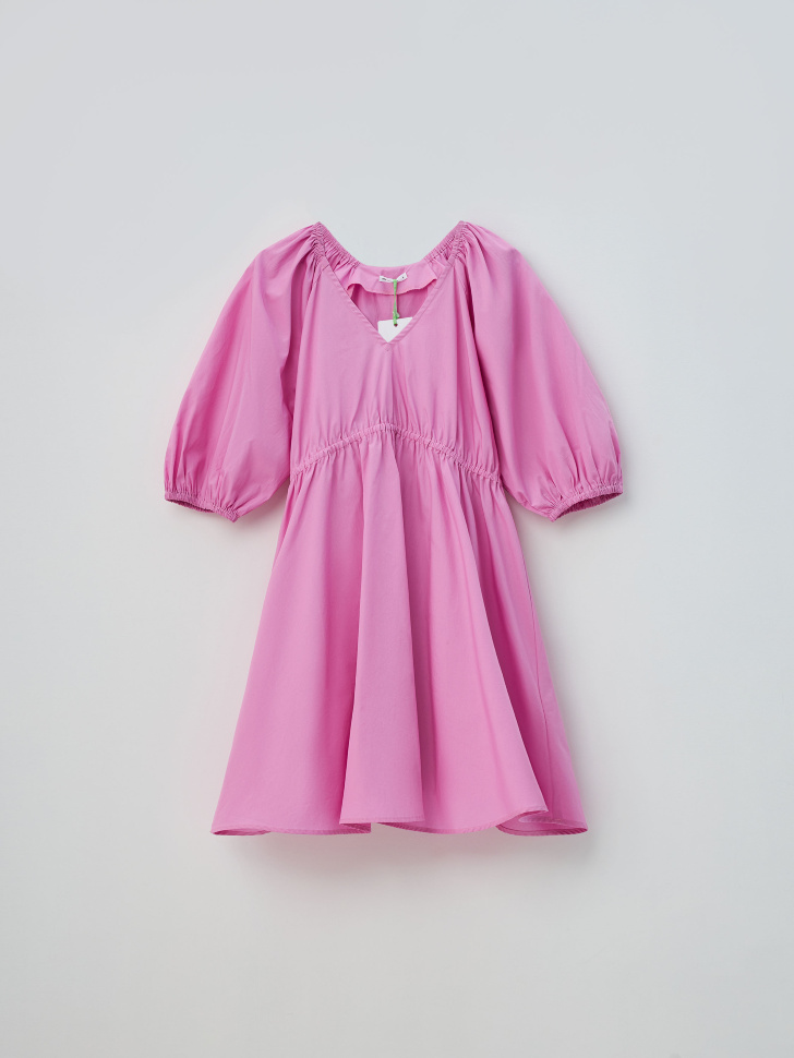 Платье из поплина (розовый, S) sela 4680168666612 - фото 7