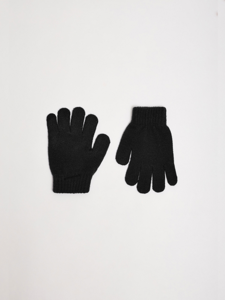 Набор перчаток для мальчиков (черный, 3-4 ГОДА)