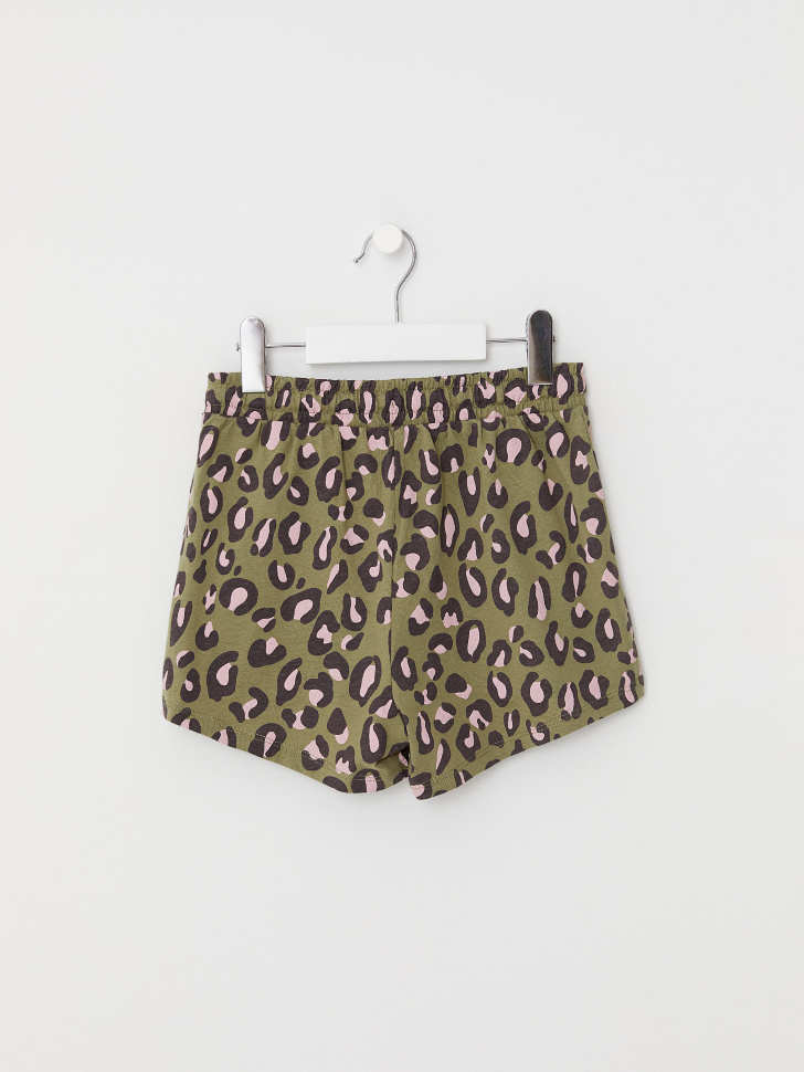 

Трикотажные шорты с принтом для девочек, Зеленый