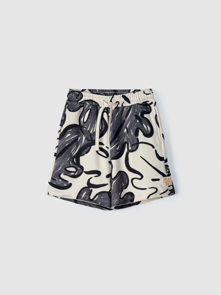 Трикотажные шорты Sela с принтом, разноцветный, арт. 54748