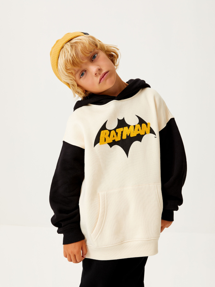 

Худи с принтом Batman для мальчиков, Белый