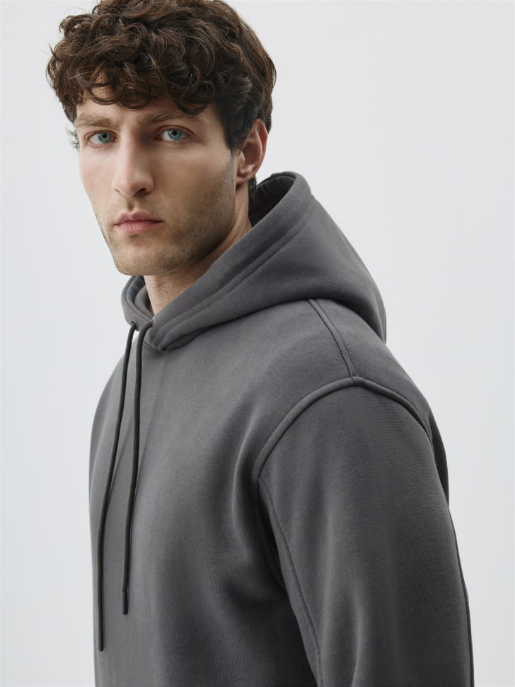 Худи REGULAR FIT из футера с начесом