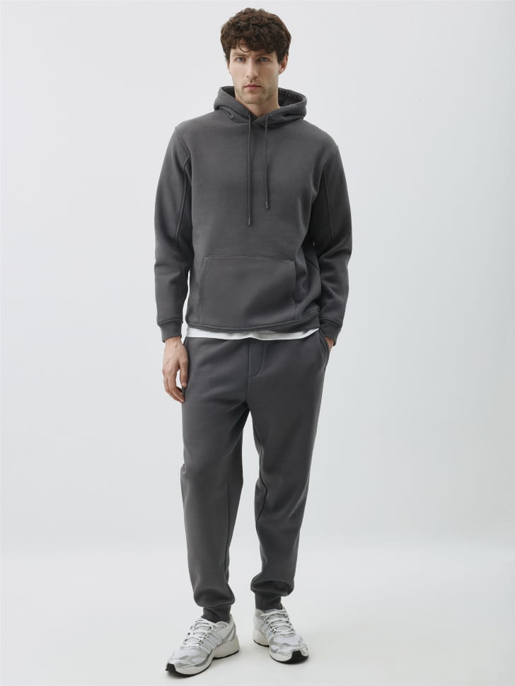 Худи REGULAR FIT из футера с начесом. Фото №2