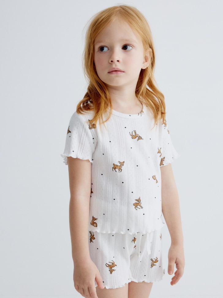 

Пижама с принтом для девочек, 5811150331