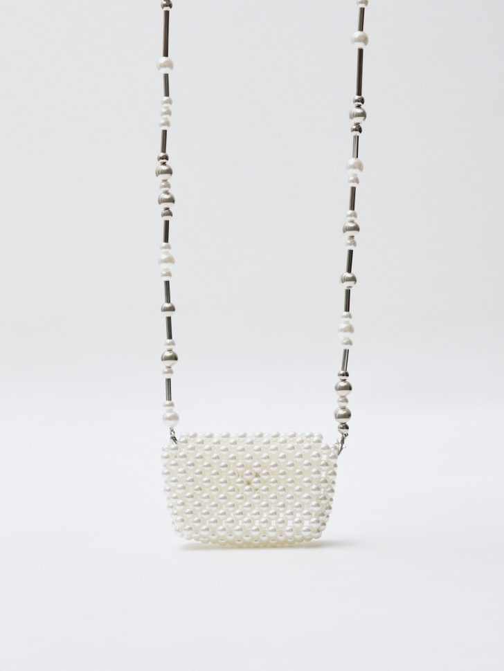 cумка-картхолдер из искусственного жемчуга 4610517252982 со скидкой