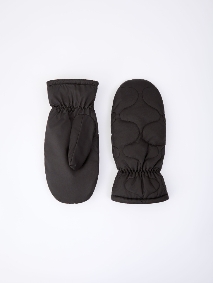 

Стеганые дутые варежки