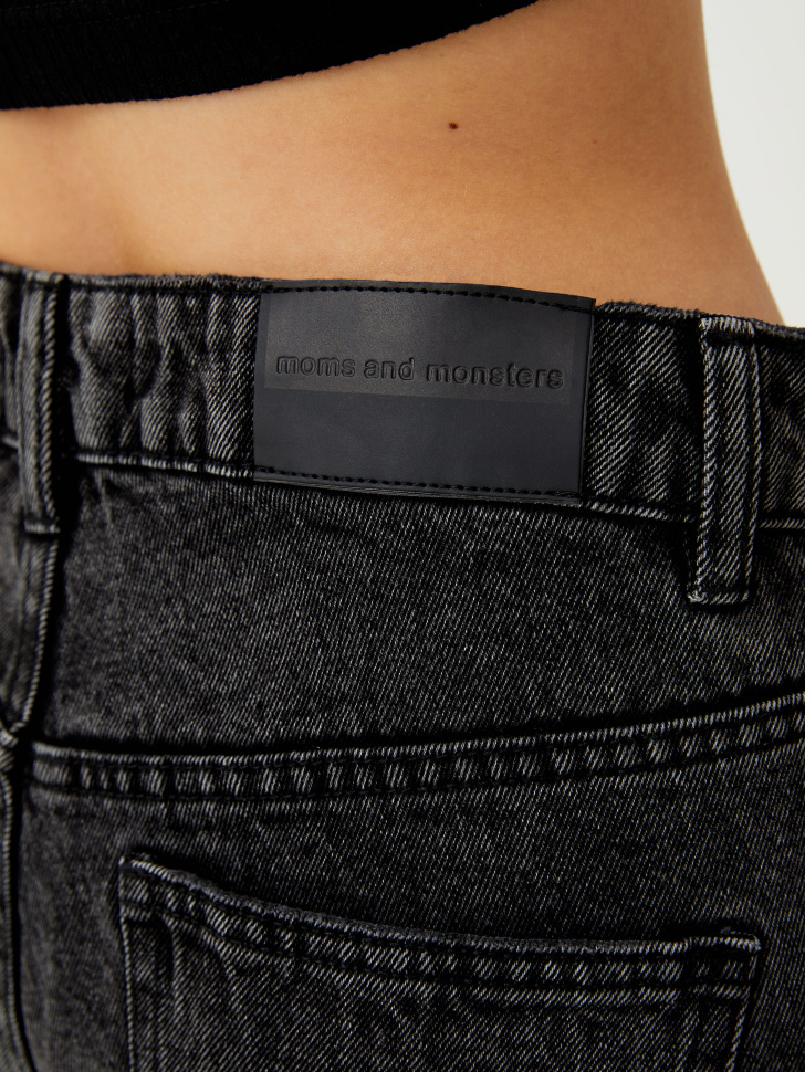 Базовые джинсы мом (серый, XXS) sela 4680129085919 - фото 5