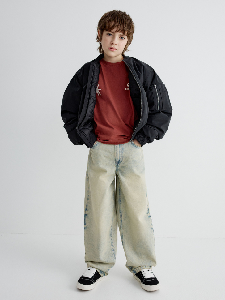 

Винтажные джинсы Baggy Fit для мальчиков, SL6801071401