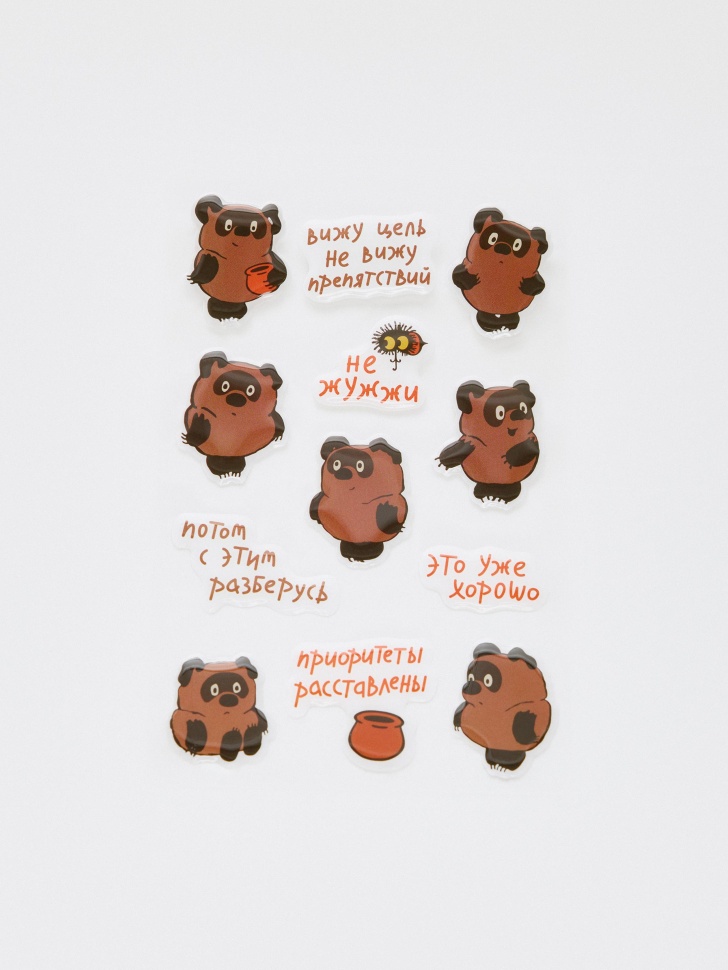 3D Наклейки на телефон SELA x Союзмультфильм, разноцветный, арт. 35049