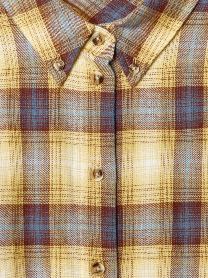 рубашка оверсайз из хлопка от бренда sela вид слева