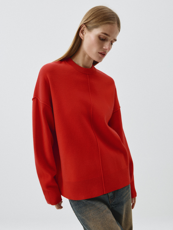 

Вязаный джемпер оверсайз