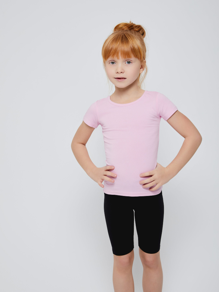 Базовая футболка для девочек (розовый, 92/ 2-3 YEARS) от Sela