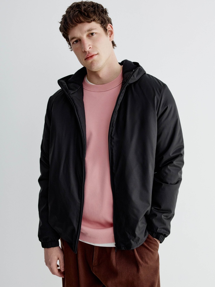 Куртка Sela утепленная с капюшоном, черный, арт. 41791