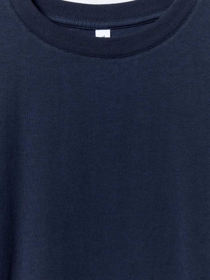 футболка питер прямого кроя из хлопка спереди