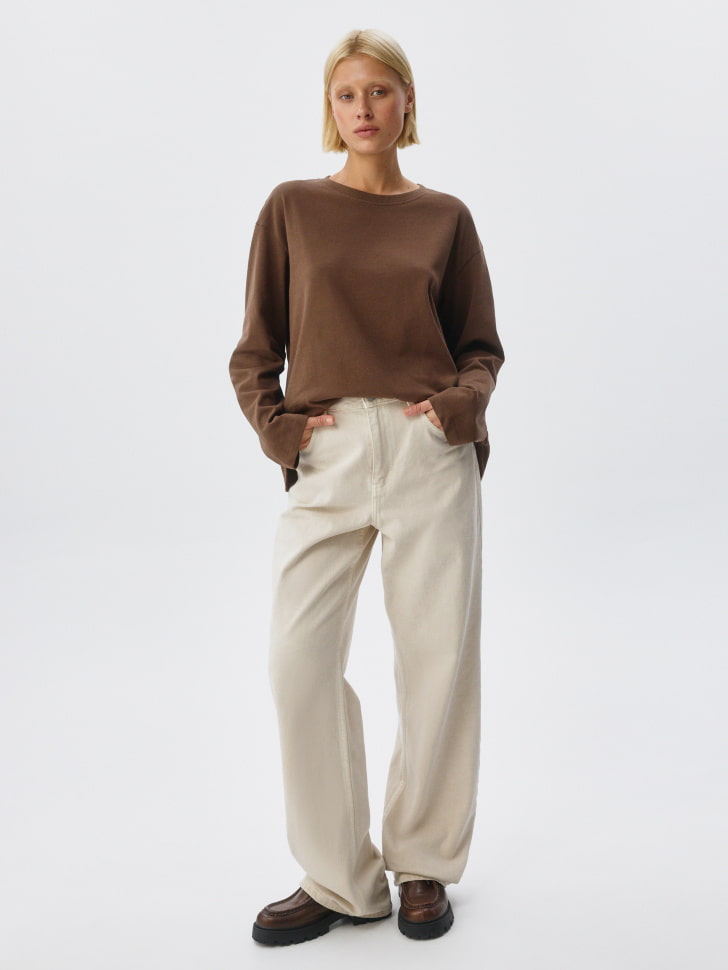 лонгслив anna oversize fit 4610517194336 по акции