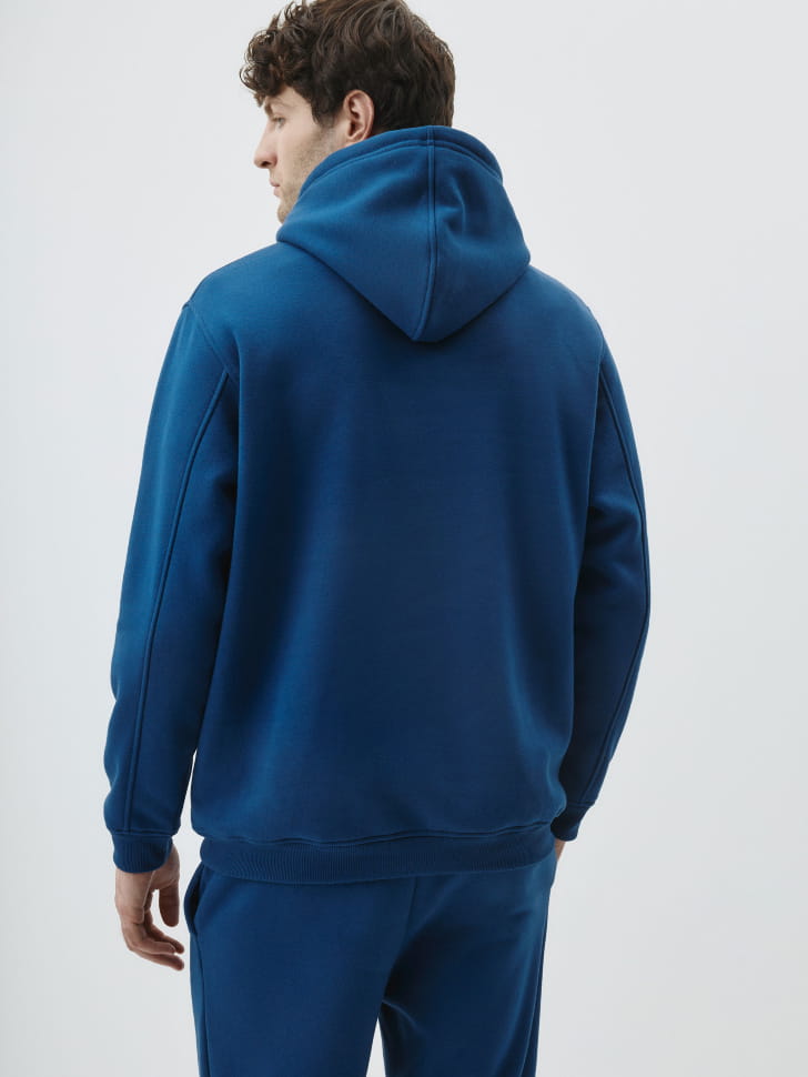 Худи REGULAR FIT из футера с начесом. Фото №4