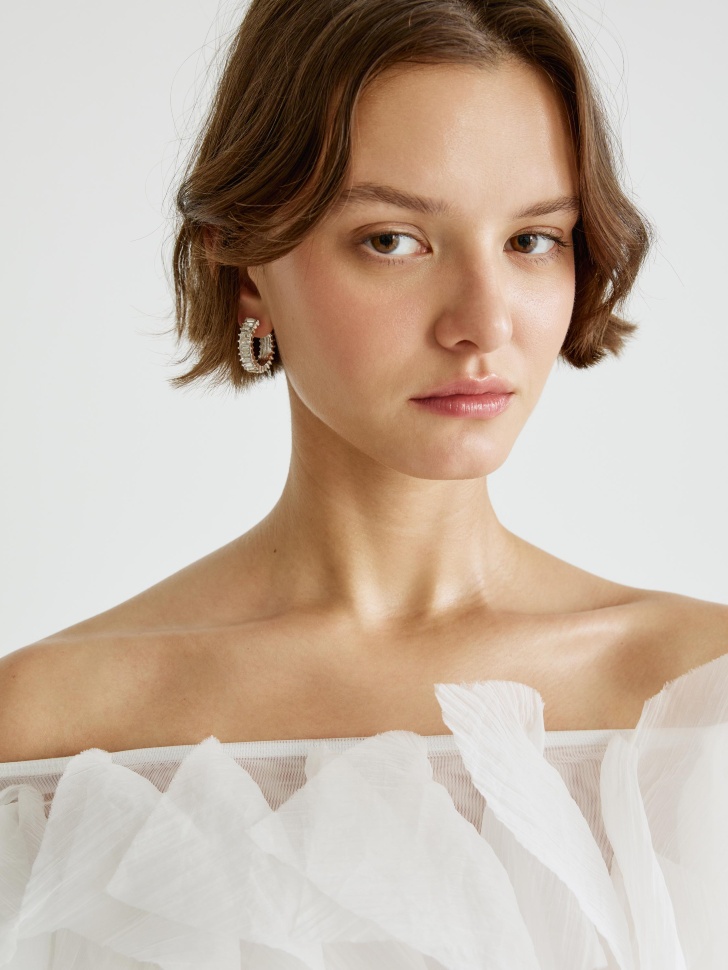 

Серьги-кольца с кристаллами, SL5812162816