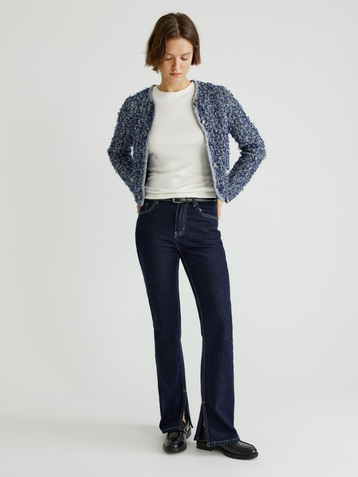 Джинсы Sela Flared, синий, арт. 34446