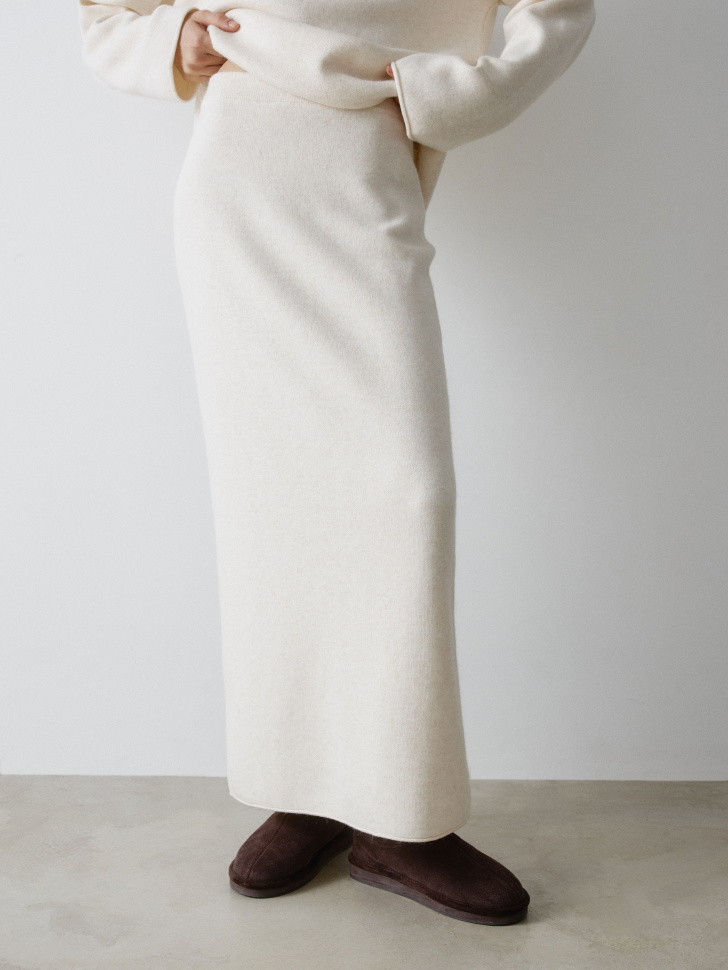 юбка макси с содержанием ангоры и шерсти 4610517253866 в интернет магазине