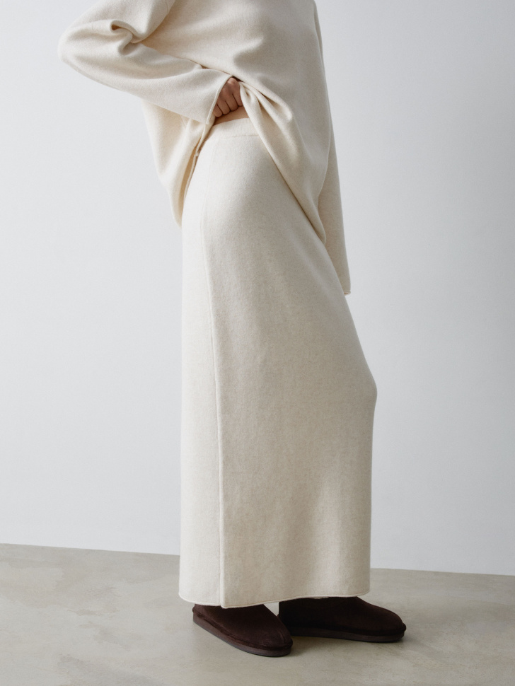 юбка макси с содержанием ангоры и шерсти 4610517253866 с промокодом