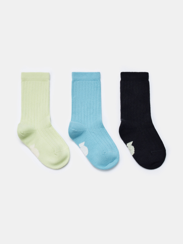 Набор детских носков SELA, 3 пары, арт. 38069