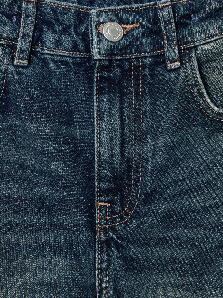 винтажные джинсы baggy fit для мальчиков из россии вид сбоку